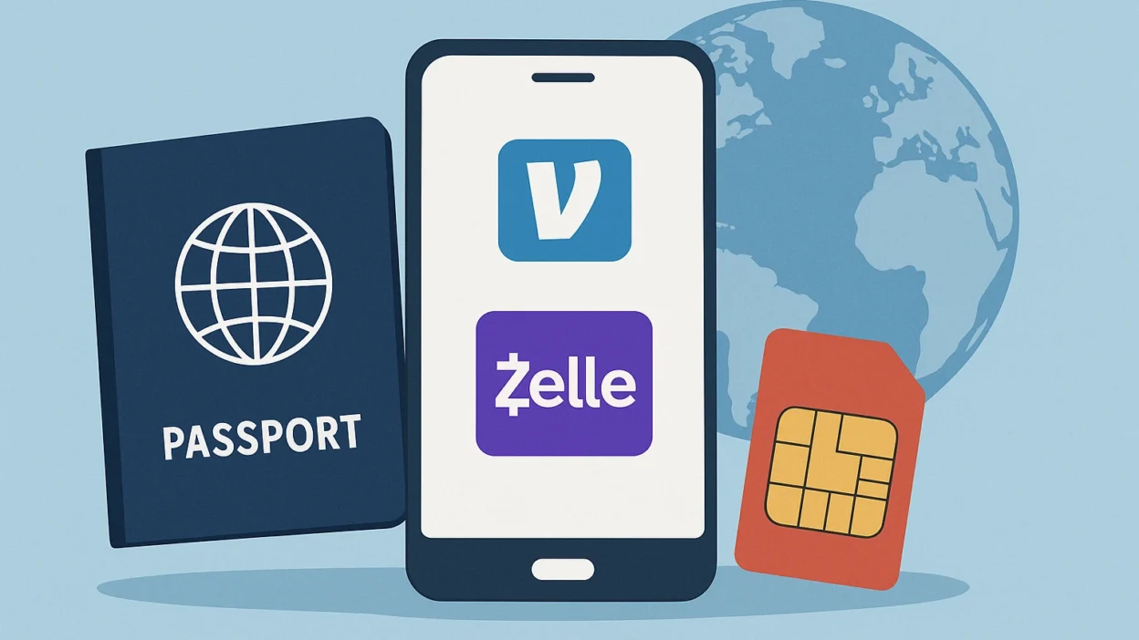 How to Access Venmo or Zelle Abroad Without a U.S. SIM