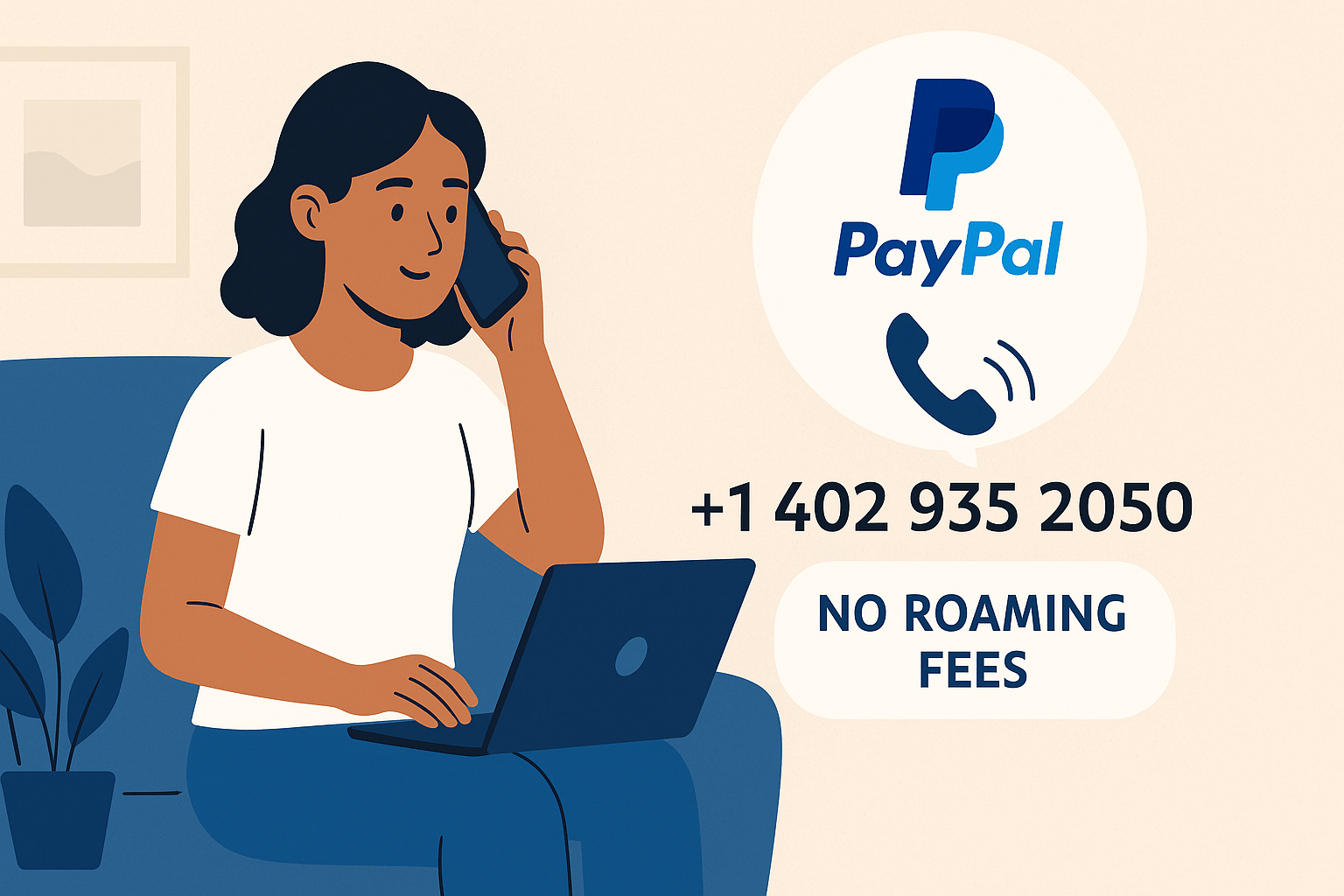 Call PayPal from Abroad Without Roaming Fees